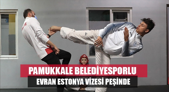 Pamukkale Belediyesporlu Taekwondocu Erkan Evran Estonya Vizesi Peşinde