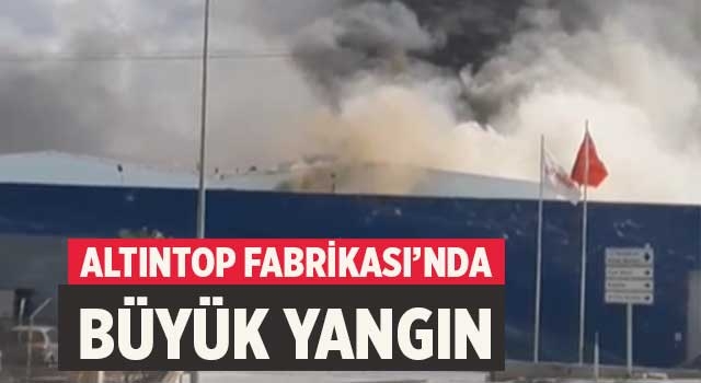Altıntop Kuruyemiş Fabrikasında büyük yangın