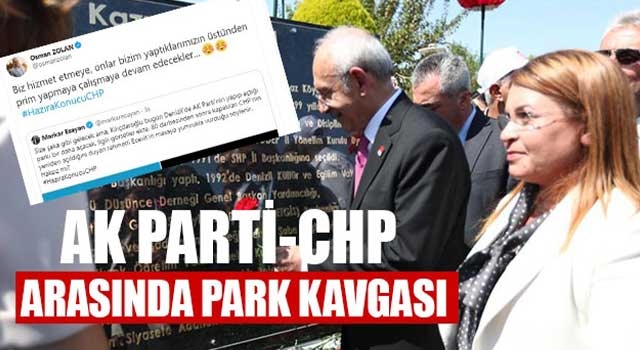 Denizli'de AK Parti-CHP arasında park kavgası