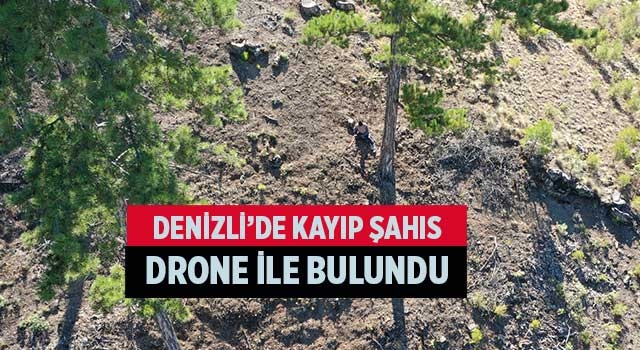 Denizli’de kayıp Şahıs Drone İle Bulundu