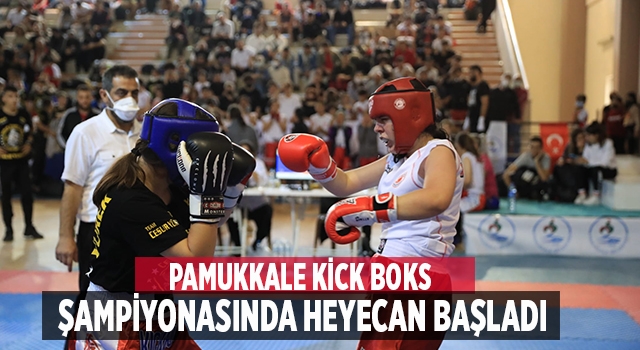 Pamukkale Kick Boks Şampiyonasında Heyecan Başladı