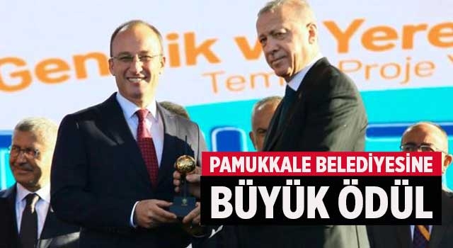 Pamukkale Belediyesine Büyük Ödül