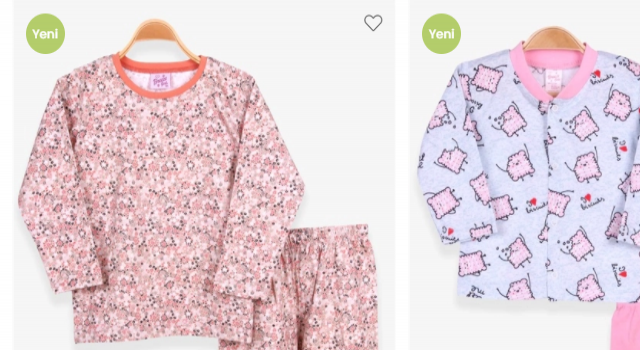 Çocuk Pijama Çeşitleri