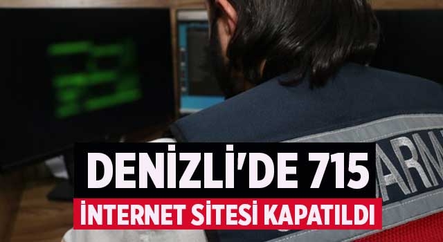 Denizli'de 715 internet sitesi kapatıldı