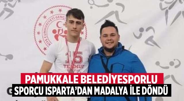 Pamukkale Belediyespor’a Isparta’dan Madalya