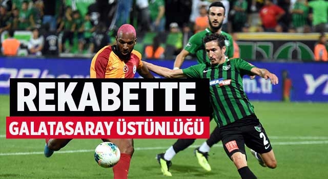 Rekabette Galatasaray üstünlüğü