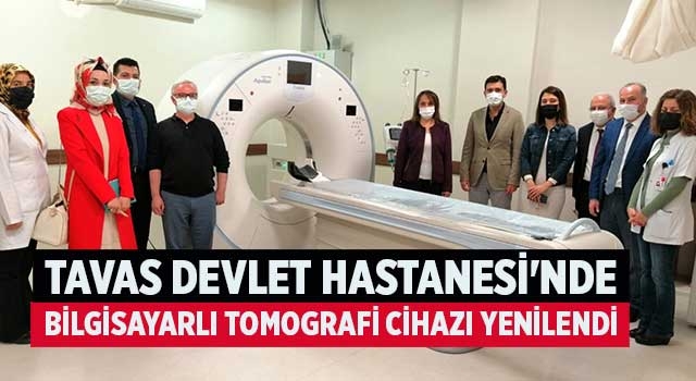 Tavas Devlet Hastanesi'nde bilgisayarlı tomografi cihazı yenilendi