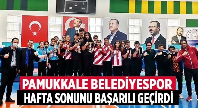 Pamukkale Belediyespor Hafta Sonunu Başarılı Geçirdi