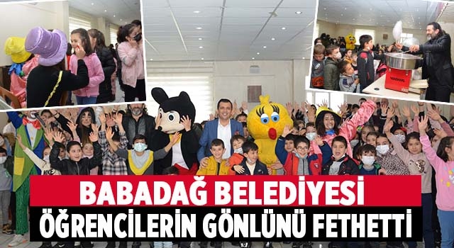Babadağ Belediyesi Öğrencilerin Gönlünü Fethetti