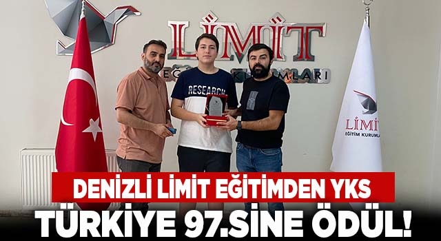 Denizli Limit Eğitim Kurumlarından Türkiye 97.sine anlamlı ödül