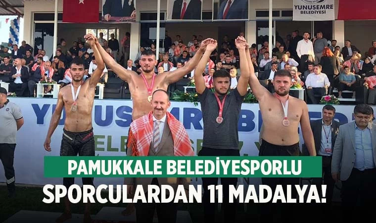 Pamukkale Belediyesporlu Sporculardan 11 Madalya