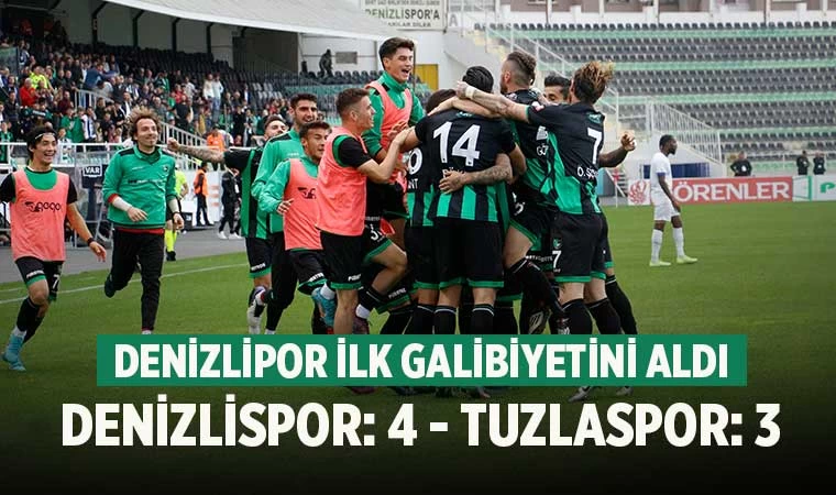 Altaş Denizlispor, Tuzlaspor’u 4-3 mağlup etti