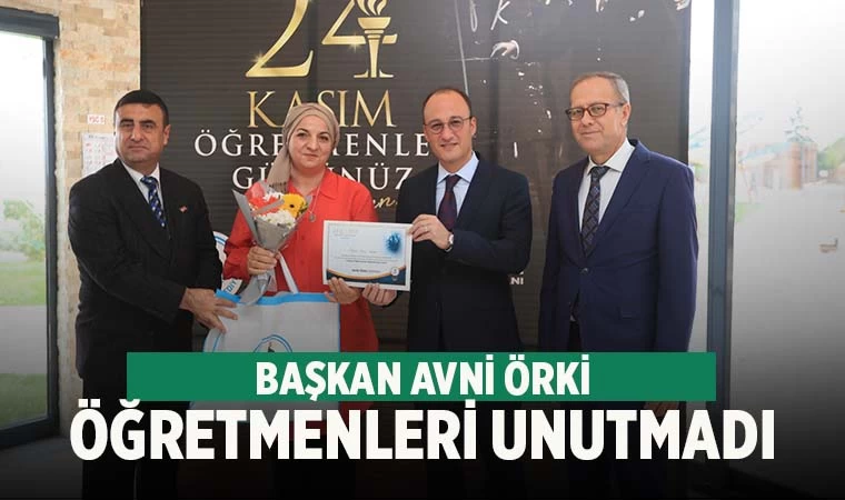 Başkan Örki, Öğretmenleri Unutmadı