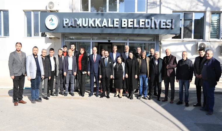 Pamukkale Belediye Başkanı Avni Örki'ye MHP İl Başkanı'ndan Ziyaret