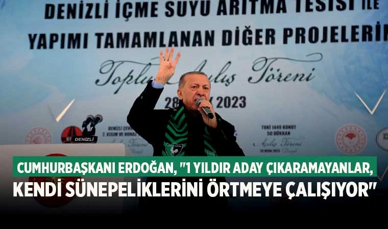 Cumhurbaşkanı Erdoğan, Denizli’de 18 milyar liralık 232 tesisin toplu açılışını gerçekleştirdi