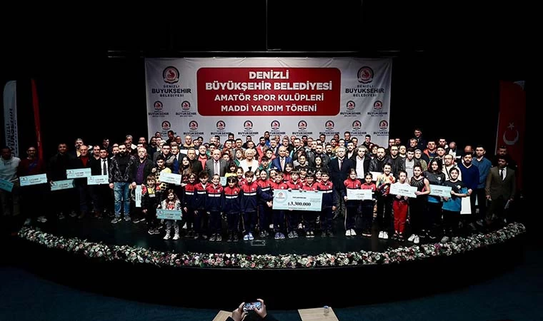 Denizli Büyükşehir’den 191 amatör spor kulübüne 3 milyon 300 bin TL’lik destek