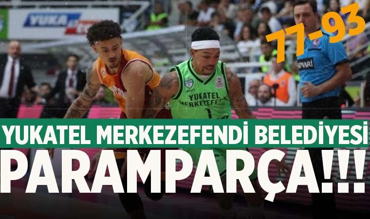 Yukatel Merkezefendi Belediyesi Denizli Basket, Galatasaray’a direnemedi: 77-93