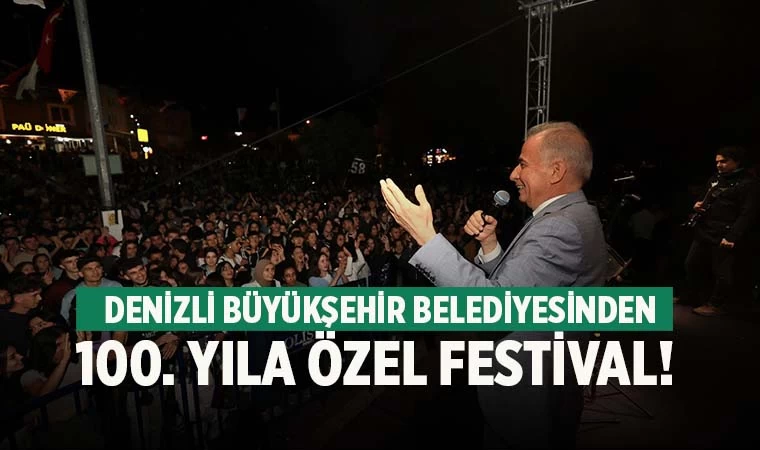 Denizli Büyükşehir’den Cumhuriyet’in 100. Yılına özel Gençlik Festivali