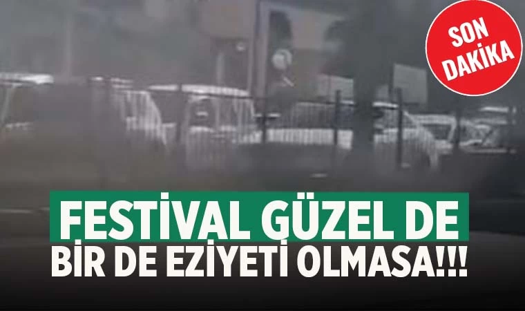Pamukkale'deki festival Denizli trafiğini felç etti!!!