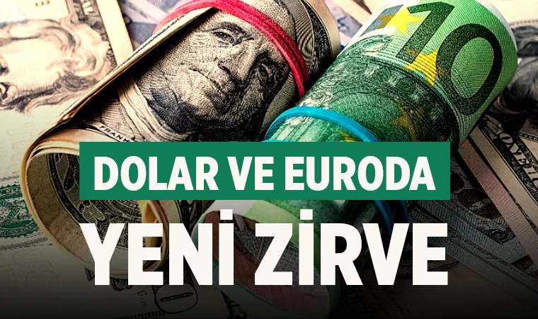Dolar ve Euro Tarihi Seviyelere Ulaştı