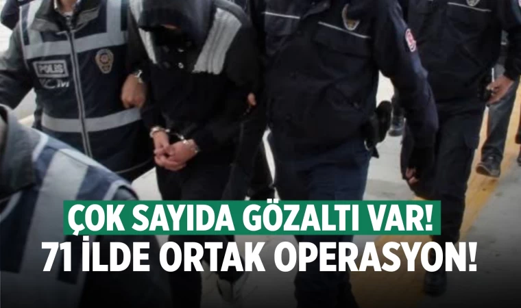 71 ilde silah kaçakçıları ve ruhsstsız silah taşıyanlara operasyon