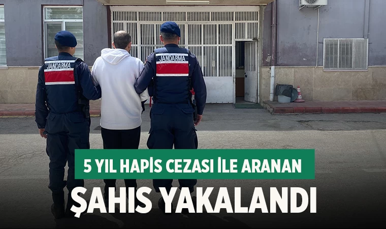Afyonkarahisar'da 5 yıl hapis cezasıyla aranan bir şahıs yakalandı