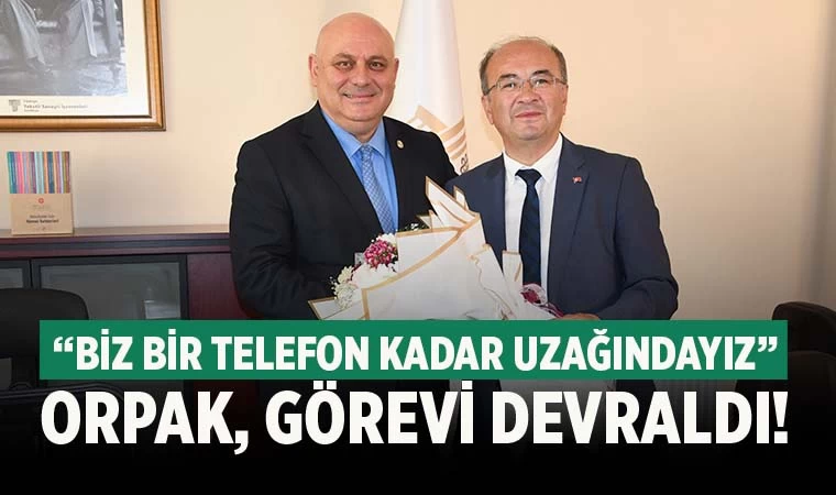 Buldan Belediye Başkanı Mehmet Ali Orpak görevi devraldı