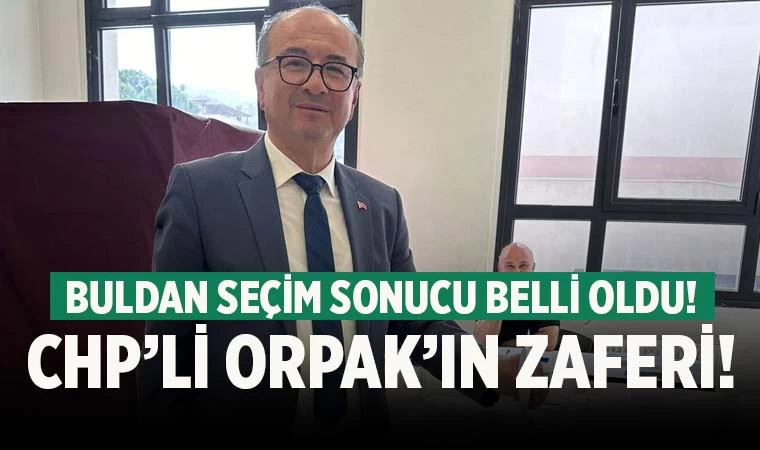 Buldan Belediye Başkanı seçimini CHP'li Mehmet Ali Orpak kazandı
