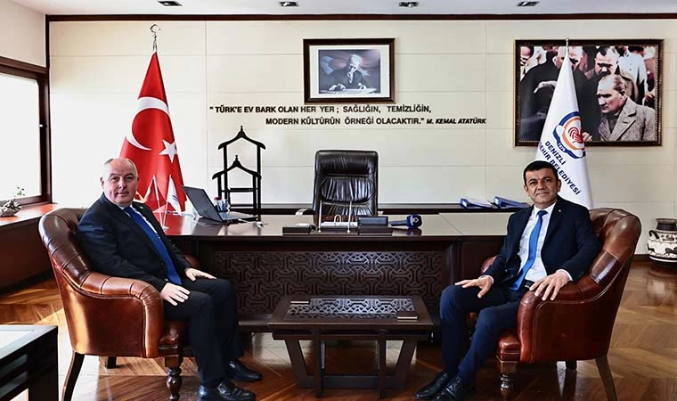 Denizli Valisi Coşkun’dan Başkan Çavuşoğlu’na ziyaret