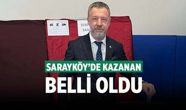 Sarayköy'de seçimi CHP adayı Mehmet Salih Konya kazandı