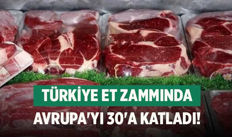 Türkiye et zammında Avrupa'yı 30'a katladı!