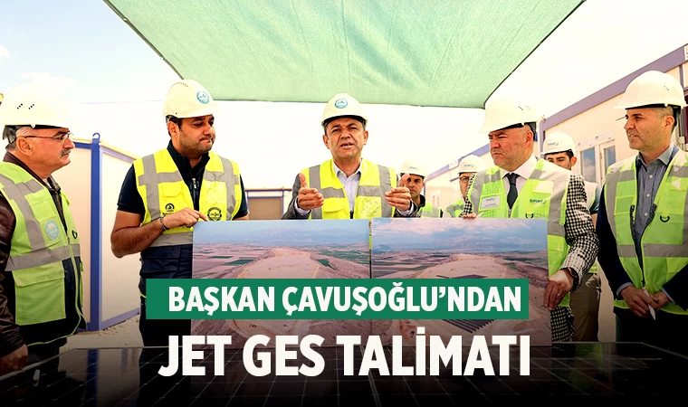 Başkan Çavuşoğlu, Çivril GES’i yerinde inceledi