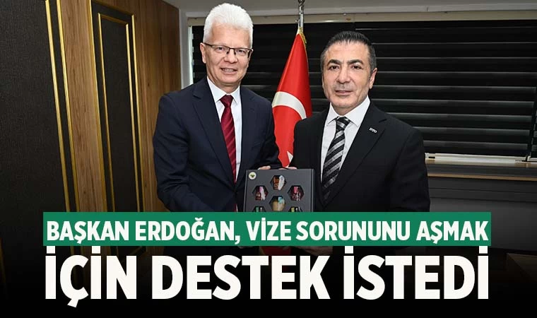 Başkan Erdoğan, vize sorununu aşmak için Litvanya Büyükelçisinden destek istedi