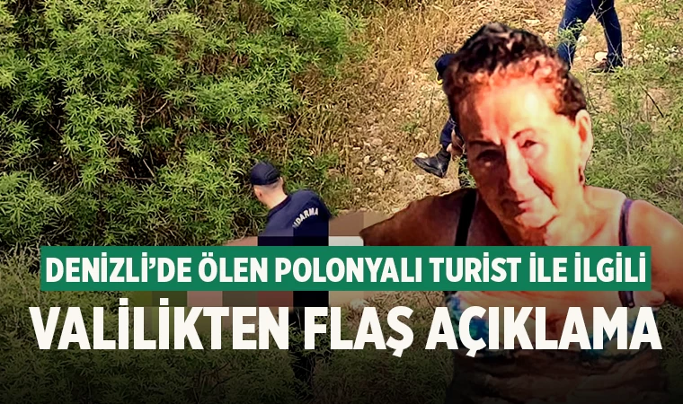 Denizli’de ölen Polonyalı turist ile ilgili Valilikten flaş açıklama