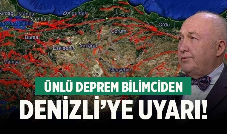 Denizli'ye ünlü deprem bilimciden uyarı