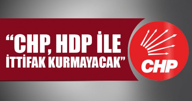 Ali Rıza Ertamur, “CHP, HDP İle İttifak Kurmayacak”