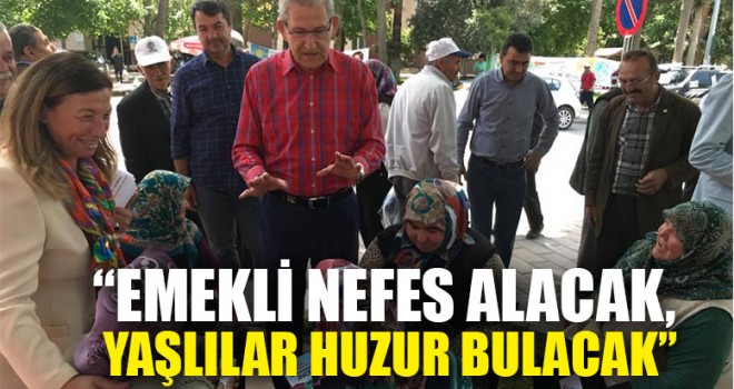 Milletvekili Arslan:“Emekli Nefes Alacak, Yaşlılar Huzur Bulacak”