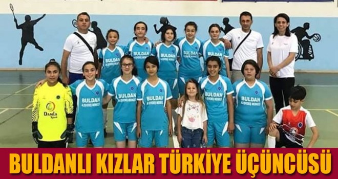 Buldanlı kızlar Türkiye üçüncüsü