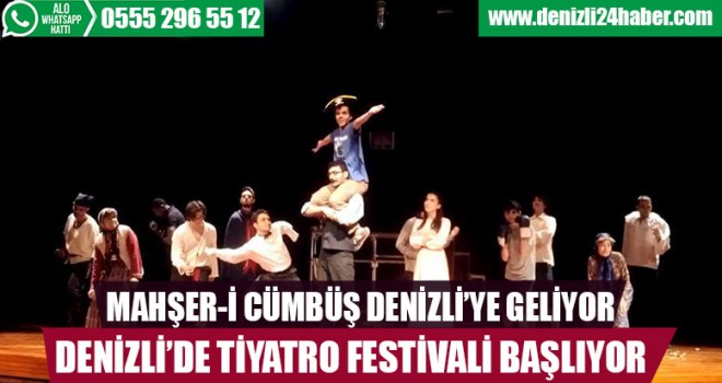 Denizli'de tiyatro festivali başlıyor