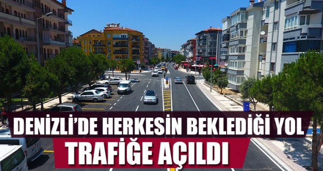 Bursa Caddesi trafiğe açıldı