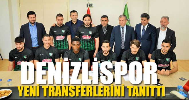 Denizlispor Yeni Transferlerini Tanıttı