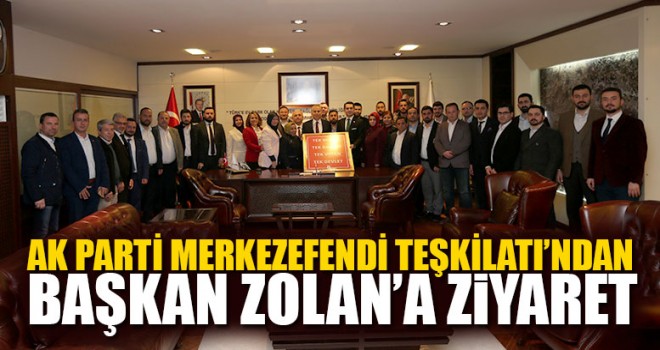 Ak Parti Merkezefendi Teşkilatı’ndan Başkan Zolan’a Ziyaret