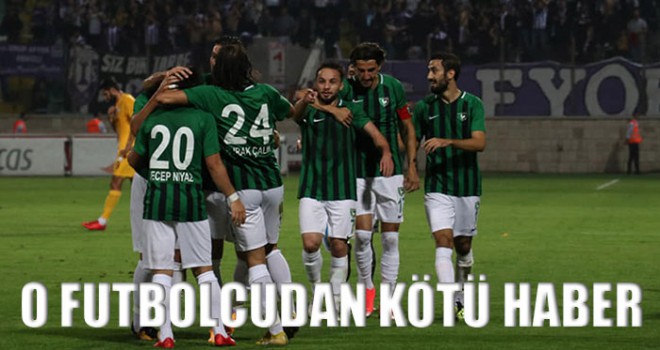 Denizlispor’da O Futbolcudan Kötü Haber
