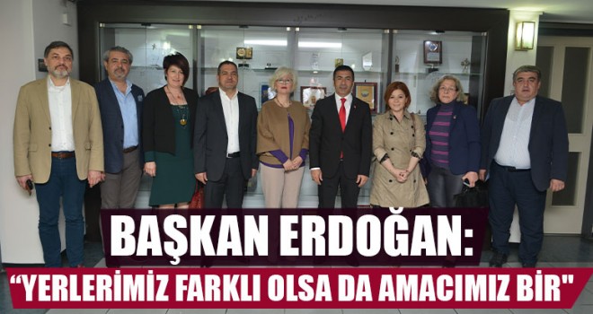 Başkan Uğur Erdoğan, GESİFED'i misafir etti