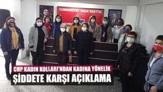 CHP Kadın Kolları’ndan Kadına Yönelik Şiddete Karşı açıklama