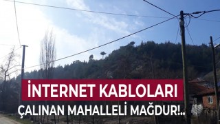 Denizli’de çalınan kablolar bir mahalleyi internetsiz bıraktı