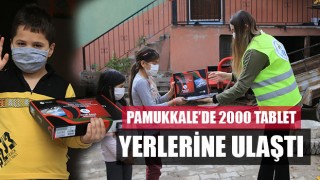 Pamukkale’de 2000 Tablet Yerlerine Ulaştı