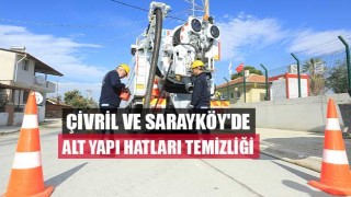 Çivril ve Sarayköy'de alt yapı hatları temizliği