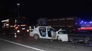Alaşehir'deki kazada Mustafa Vurmaz ile eşi Sibel Vurmaz öldü