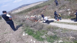 Manisa'da devrilen traktörün altında kalan Mehmet Taşkın hayatını kaybetti